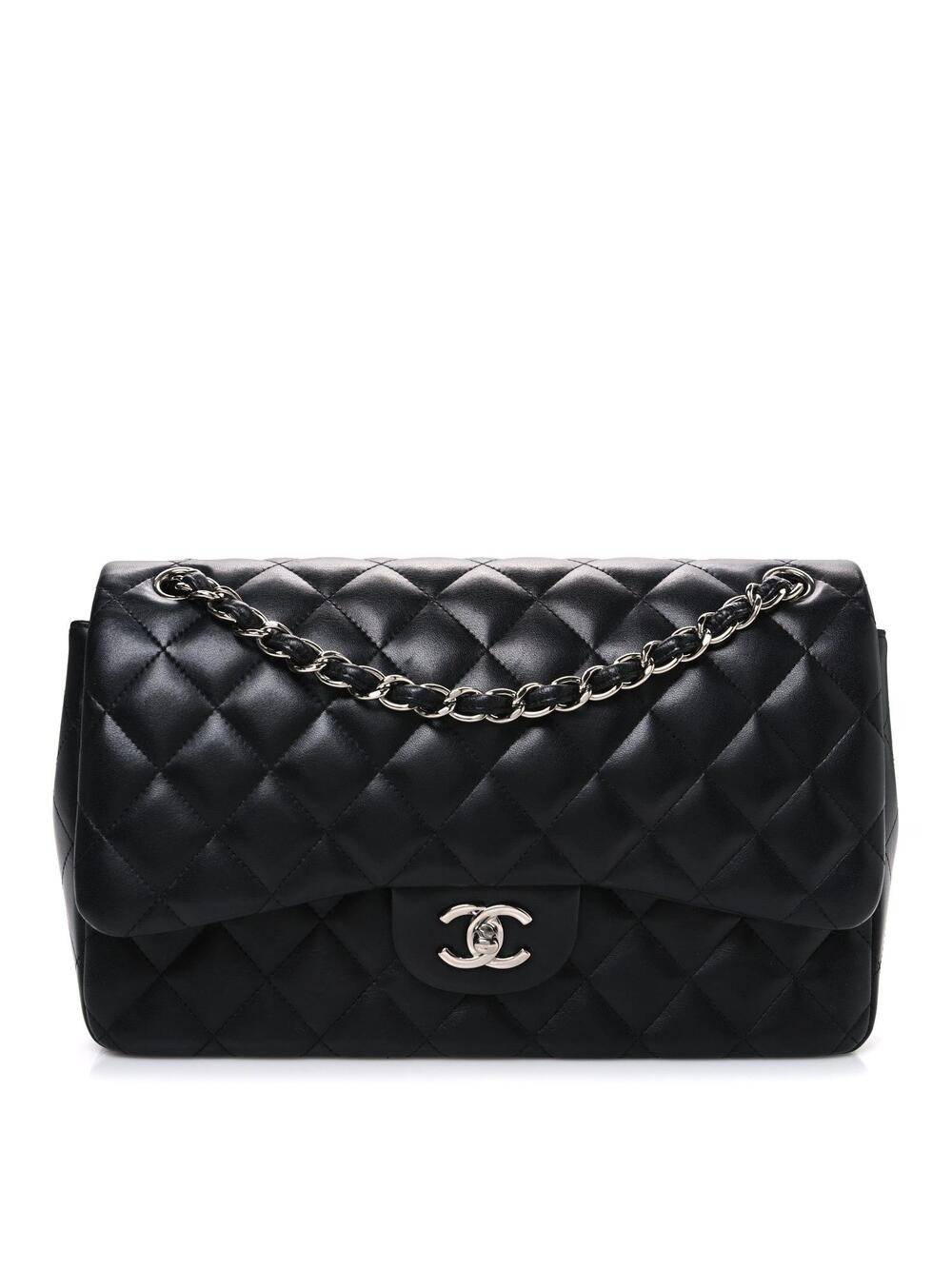 Chanel Lambskin Quilted Jumbo Double #307933C50B